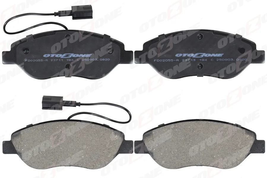 Ön Fren Balatası Fişli Fiat Bravo 2 2008-2014 Egea Hatchback 2015 Alfa Romeo Mito 2008-2015 Lancia Delta 3 2008-2014 1.3D MTJ 1.4TB 1.6D MTJ 1.9D MTJ 2.0D MTJ büyük Tip Çift Fişli