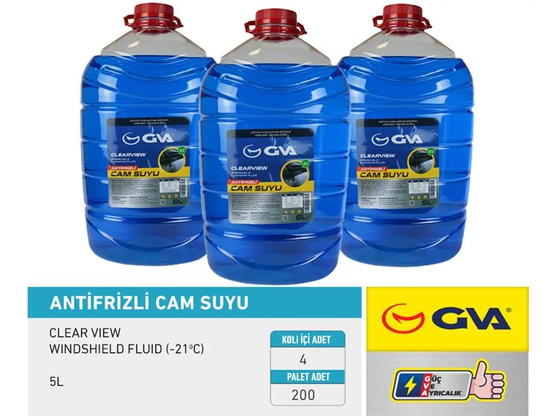 Cam Suyu 5 LT -21 Derece (4 Adet)