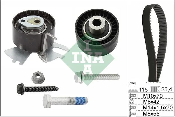 Eksantrik Gergi Kiti P308-P407-P508-P3008-P5008-C4-C5-DS4-JUMPY - SCUDO - Cmax - Focus - Galaxy 2.0HDI 2010