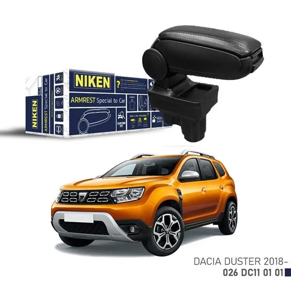 Araca Özel Kol Dayama Siyah Dacia Duster 2018