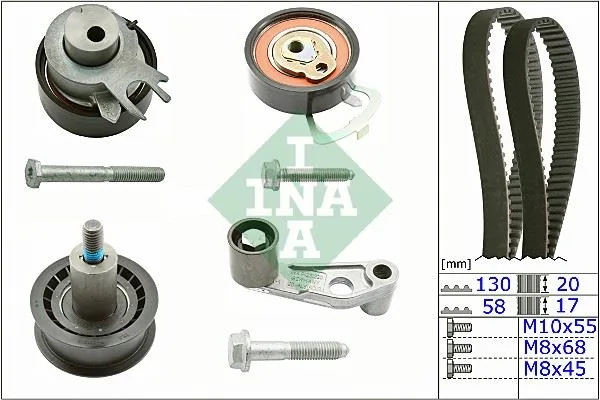 Triger Seti 130X200 - 058X170 Polo - Cordoba - Golf 4 1.4-1.6 16V BCB - BBY - Bud