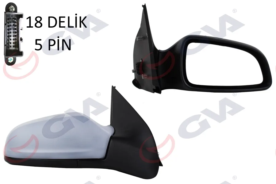 Diş Dikiz Aynası Sağ ASTRA H 2004 Elektrikli Isıtmalı Astarlı Konveks 5 Fiş VM-968EHPR 13312981
