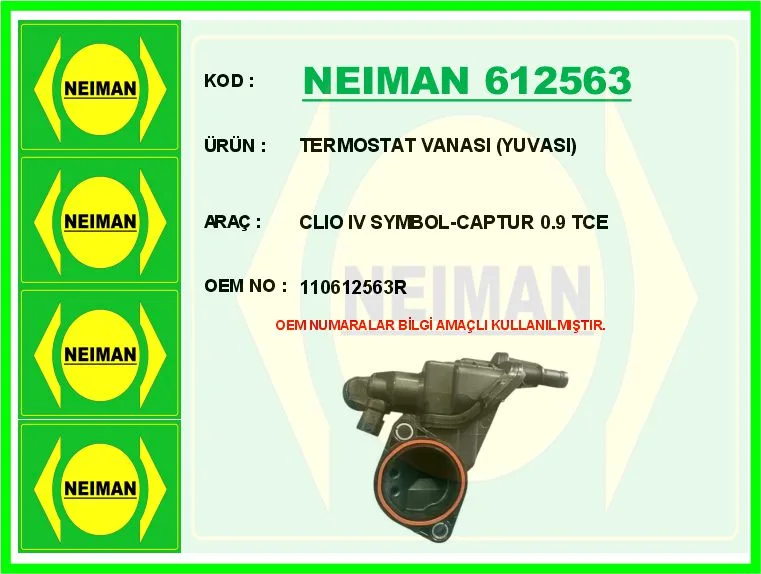 Termostat Vanası Yuvası Clio 4 Symbol - Captur 0.9 Tce