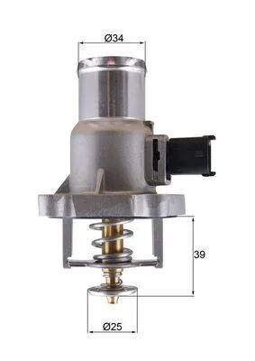 Termostat ASTRA G 1.6 16V 2000-2005 ASTRA H 1.6 2006 Meriva - Vectra C - Zafira 105C Z16 Xep / Z16XER / A16XER