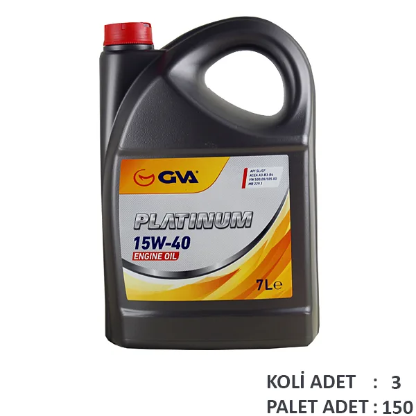 Motor Yağı 15W40 7 LT Platınum Mineral API SL / CF (3 Adet)