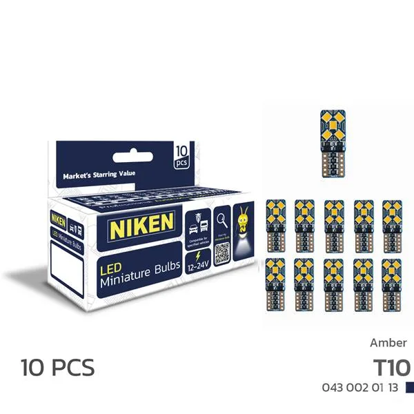 LED Ampül T10CANBUSPARKLEDİ10LEDLİTURUNCU 10LU (10 Adet)
