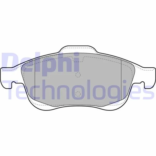 Ön Fren Balatası Peugeot PARTNER 2008-2011 P5008 2009-2017 Citroen BERLINGO 2008 C4 Picasso 2006-2015 DS4 2011-2018 D S5 2015-2018 283MM