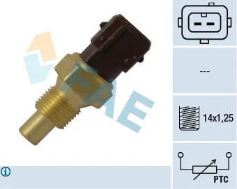 Su Sıcaklık Müşürü PARTNER - BERLINGO 1.9D - SAXO-106 1.4-1.6-306 1.6-1.8 2 Fişli