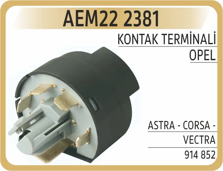 Kontak Termiği Şalteri Opel ASTRA F 1991 - Corsa B 1993-2000 TIGRA A 1994 - Vectra A 1988