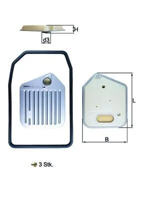 Otomatik Sanziman Yagı Filtre Seti BMW E34 E39 E32 E38
