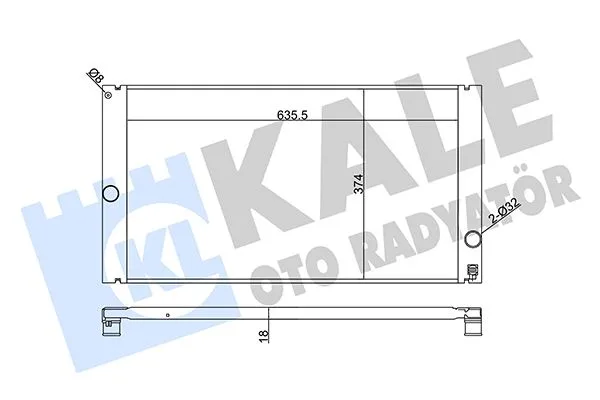 Su Radyatörü Volvo C30/C70/S40/V50 2006 2.4 D3 D4 T5