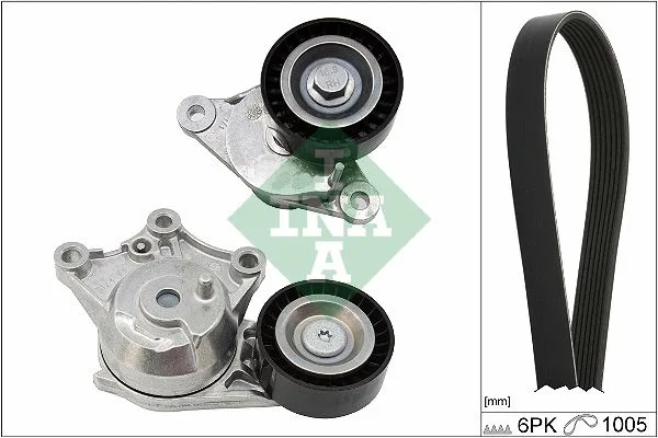 Alternatör Gergi Kiti 6PK1004-6PK1005 P208-P2008-P308-PARTNER - BERLINGO - Jumpy - C4-DS3 1.6 Bluehdi