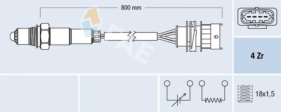 Oksijen Sensörü ASTRA G - Corsa C - Vectra B 1.4-1.6 Z16XE - Z14XE Egsoz Borusuna