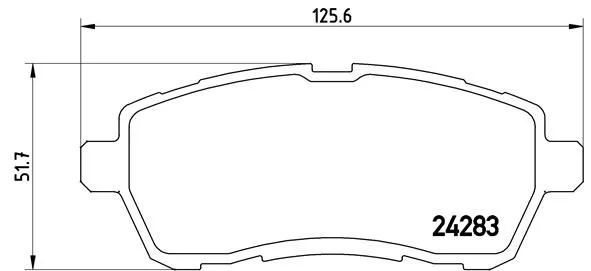 Ön Balata Fiesta 6 1.4-1.4TDCİ 1.6 Tdci 2008 Swift 2010 Justy 2007 Mazda 2 2007 Sirion 2008