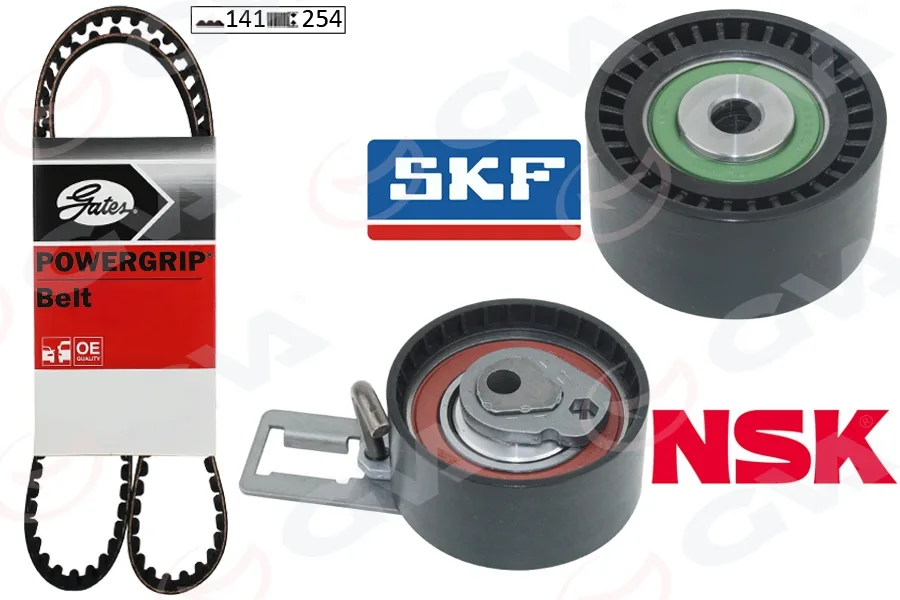 Eksantrik Gergi Kiti 141 Diş P207-P208-P301-P308-P508-P2008-P3008-P5008 2008 PARTNER - BERLINGO - Rıft Er - Jumpy - C5-C4-DS4-C3-DS3-DS5-C - Elysee 1.6 HDI DV6C DV6DTED - Focus 3 1.6 Tdci 2011 Courier 1.5 Tdci