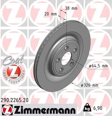 Fren Diski Arka Jaguar S - Type 2 X200 XF X250 XJ X350 X351 X358 XK 2 X150 (2 Adet)