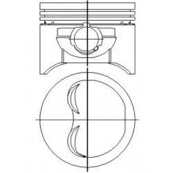 Motor Piston Segman Fiat Tempra - TIPO Tofaş SLX 1600 86.40 Çap 0.60 (4 Adet)