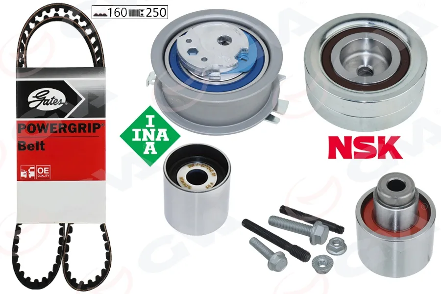 Triger Seti CRAFTER - T6-A3-JETTA - CADDY - Polo - Passat 1.6-2.0 TDI Cayb / C/D - Caab / C - Ckub - CFFB - Cfwa - Caga