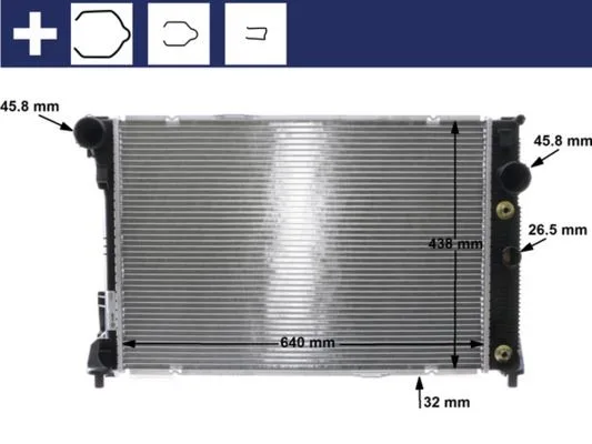 Motor Su Radyatoru Mercedes W204 S204 C204 C218 X218 W212 S212 C207 A207 X204