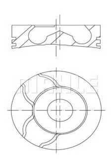 Motor Piston Segman 0.40 88.00 DUCATO 3 - Iveco DAILY - Karsan Jest 2011-2014 2.3JTD C13 F1A EURO5 F1AE3481E