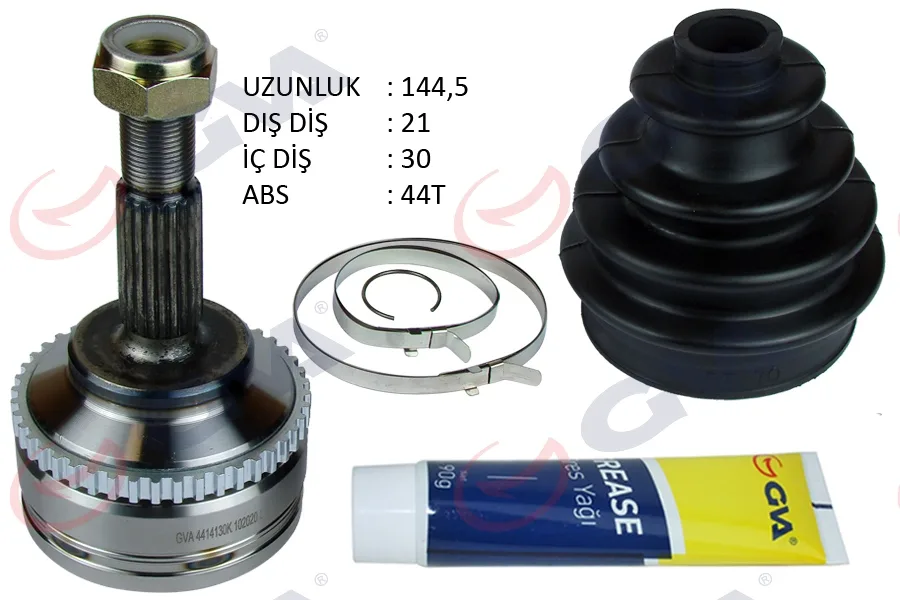 Aks Kafası Diş Ön Clio 2 1998-2005 Kangoo 1998-2008 1.5 DCI ABS Li 44DİŞ 21X30X52.2 144.5MM