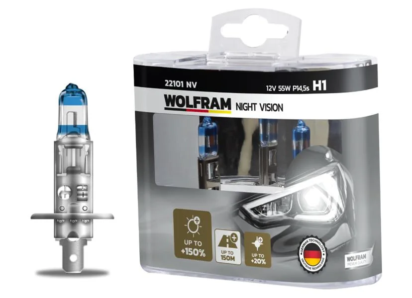 Ampul 12V H1 55 P14.5S Nıght Vision 150 Fazla 20 Beyaz Işık