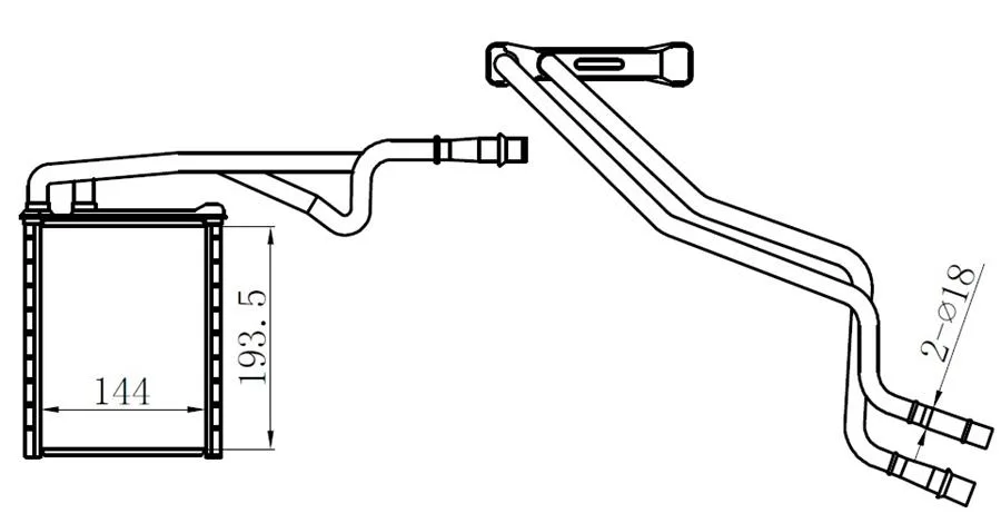 Kalorifer Radyatoru Brazing Courier 2014 Ecosport 1.6TDCI 2013-2017 B - Max 1.0 Ecoboost 1.5 1.6TDCI 2012-2015