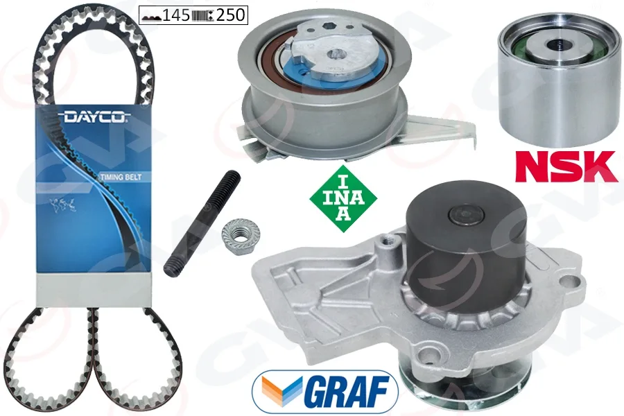 Devirdaimli Eksantrik Gergi Kiti Polo - Fabia 2014 Ibiza 4 2015 A1 2014 Cusa - Cusb - Cyza - CYZB