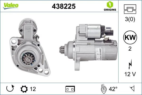 Marş Motoru 12V 2KW 12DİŞ TRANSPORTER T6-Passat - Golf 6 - Ibiza 1.6TDI-2.0TDI 2008