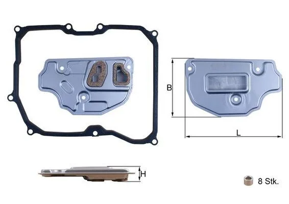 Şanzıman Filtre Contalı Seti VW - Skoda - Seat - Audi - Golf - Jetta - Passat - A3-LEON 2004 Bag - BLF - BLP - Bse 1.6-1.6 Fsi