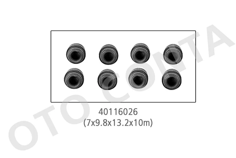 Subap Keçesi TK R9-R12 1400- R19 1.2-1.4 8V - Clio 1.4-1.6- Megane - Logan 1.4-1.6 8V - MASTER - Kangoo 8 Ad 5