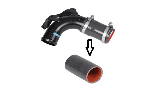Turbo Hortumu Ara Silikon Hortum Ford Focus - Cmax - Connect Volvo - S40-S60 2012 1.5-1.6 Tdci