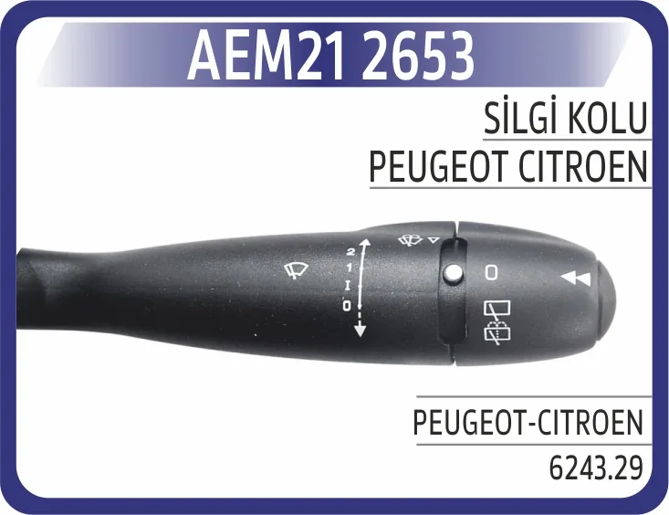 Silecek Kumanda Kolu Tek Peugeot P308 2007-2014
