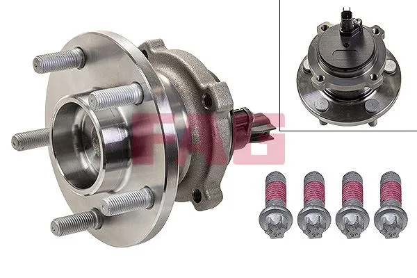Arka Teker Poryası Rulmanli Focus C - Max 2007-2011 Focus 2 2004-2011 ABS Li 5 Bijon Sensor Dahıl