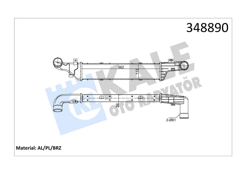 Turbosarj Radyatoru Mercedes E - CLASS W210 S210