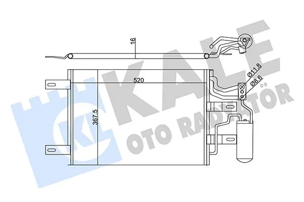 Klima Radyatörü Kondenseri Opel Meriva A 1.3 CDTI 1.6 Turbo Z16LET 1.7 CDTİ 2003 Al / PL / BRZ