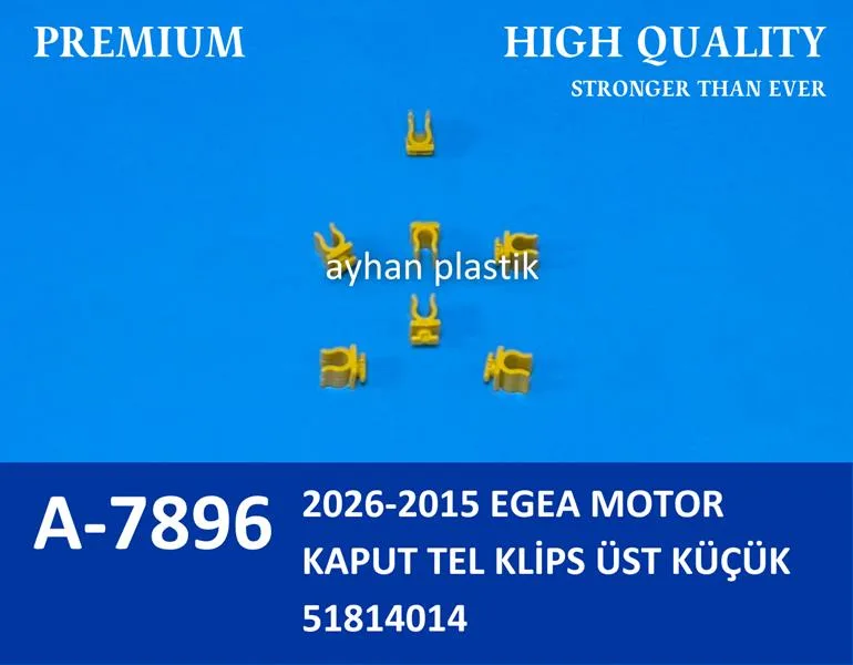 Motor Kaput Cubuk Klipsi Fiat Egea 2015 (25 Adet)
