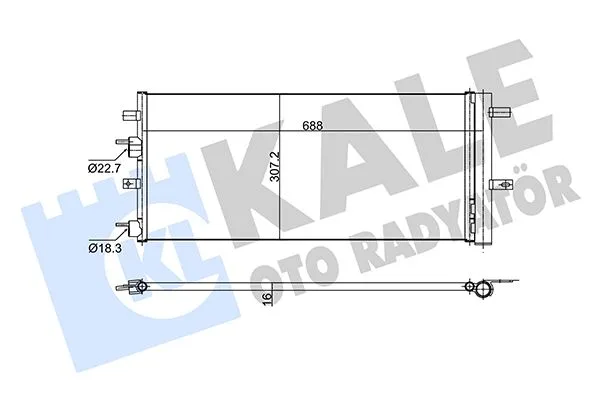 Klima Radyatörü Kondanser Mondeo 2014 1.0-1.5 Ecoboost 1.5 Tdci 2.0 Tdci