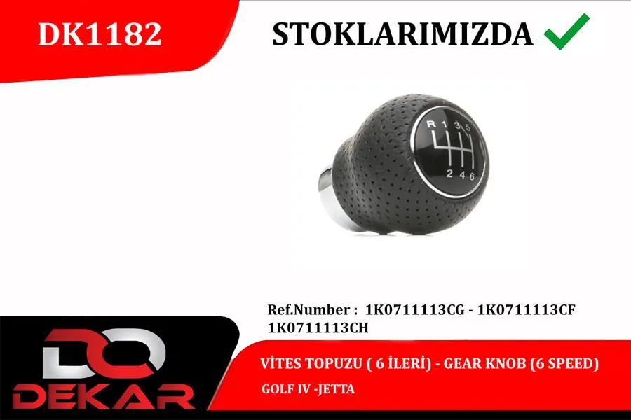 Vites Topuzu 6 İleri Golf 4 - Jetta