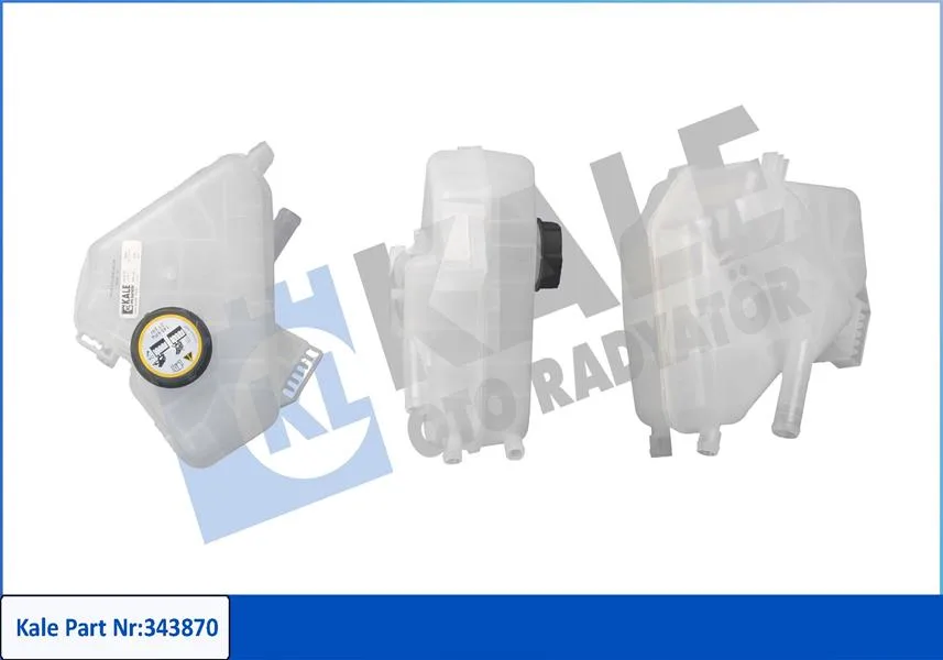 Radyatör Yedek Su Deposu Ford Fiesta 2008 1.4-1.6 Benzinli Kapaklı