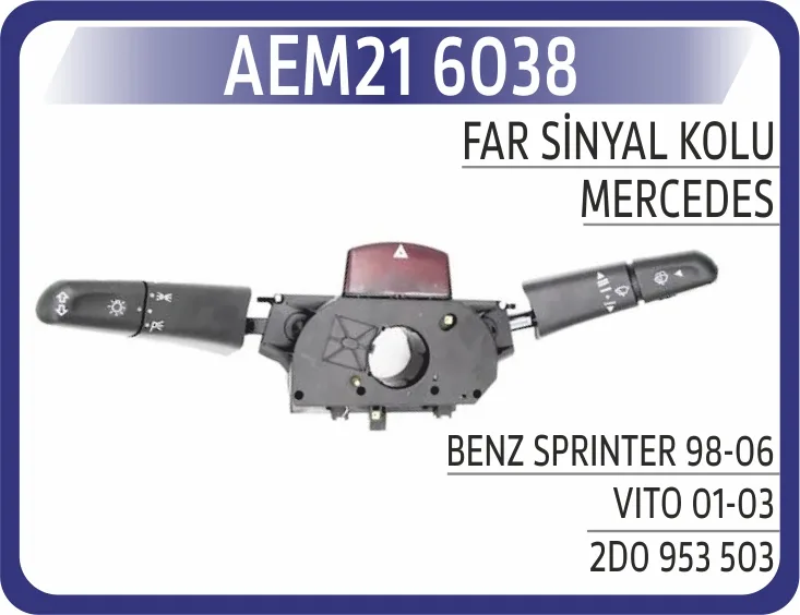 Silecek / Sinyal Kolu Mercedes W638 B901>B904 . VW LT 28-35-46