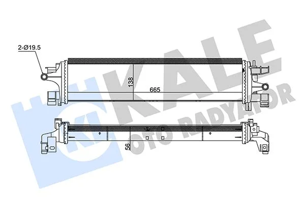 Turbo Radyatörü Ford Focus - Cmax - Kuga 2015 1.5 Ecoboost