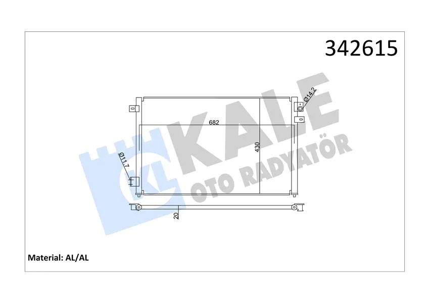 Klima Radyatörü Aj - V6 FB Aj - V8 AJ8FT S - Type 2 X200 1999-2007