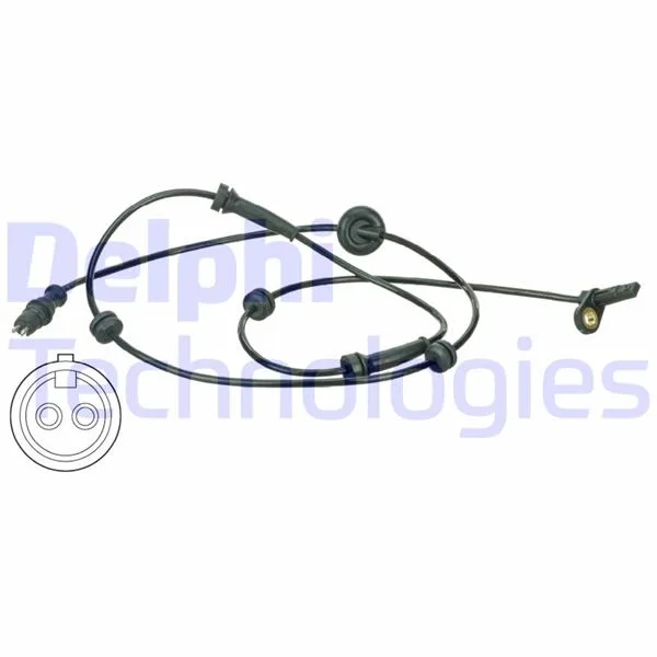 ABS Sensörü Ön Sol Fiat DOBLO 2001-2008 1.3 JTD-1.4-1.9JTD