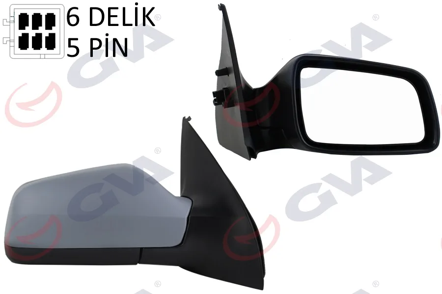 Diş Dikiz Aynası Sağ ASTRA G 1998 Elektrikli Isıtmalı Astarlı Konveks 5 Fiş VM-168EHPR