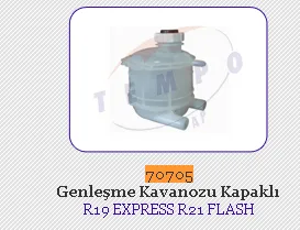Genleşme Kavonozu Kapaklı R9-R11-R19-R21-CLIO 1 - Exp. - Logan - Flash