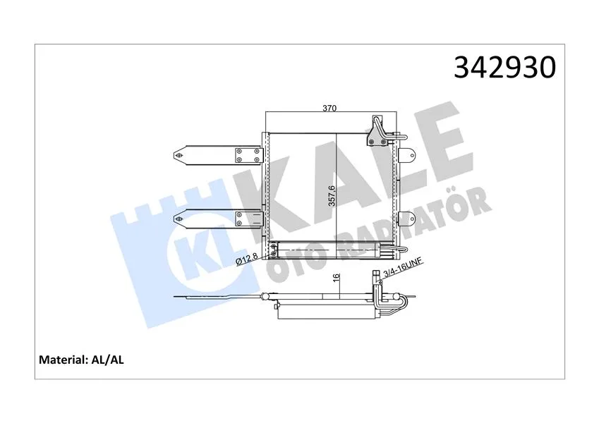 Klima Kondenseri VW Polo - Lupo - Seat Arosa Variant Al - Al