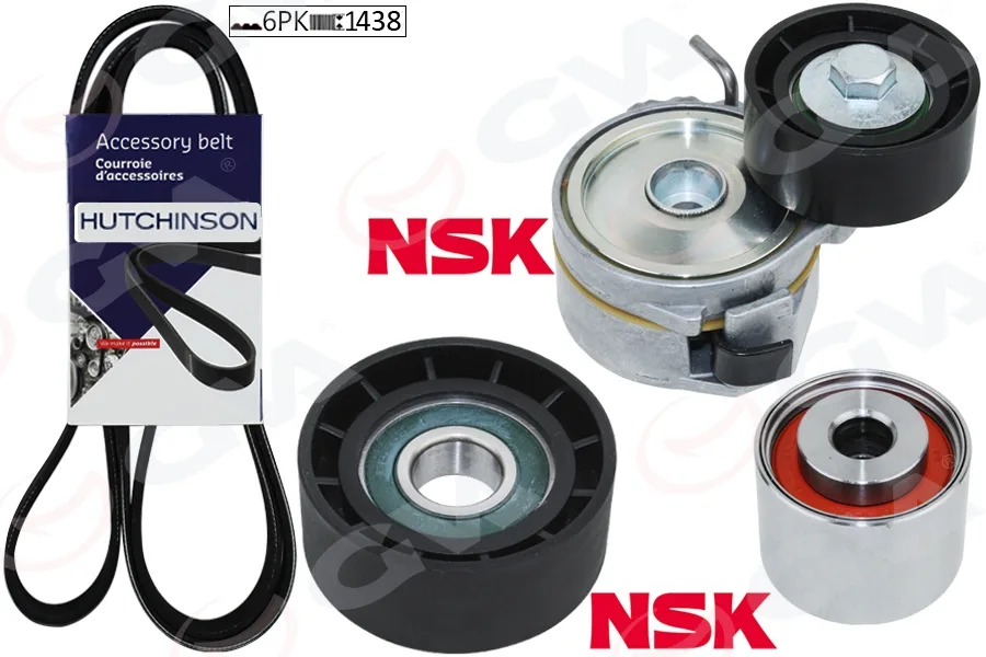 Alternatör Gergi Kiti Kütüklü PARTNER - BERLINGO - SCUDO - Jumpy - XSARA-306 1.9D 1999 DW8B Kli Siz K016PK1438