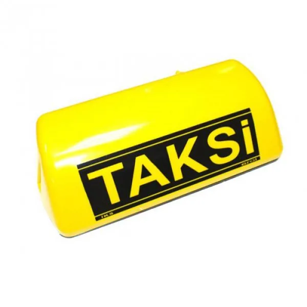 Taksi Levhası Mıknatıslı Sari
