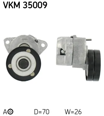 Alternatör Gergi Rulmanı Kütüklü ASTRA F - G - H - Vectra A - B - Corsa B - COMBO - Zafira-1.4- 1.6İ-1.8İ-2.0İ 1 6V
